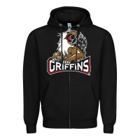 Black griffins Zipper Hoodie - artisFamous