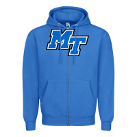 True Royal middle tennessee mt logomark Zipper Hoodie - artisFamous
