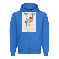Pablo Picasso   Bouquet Of Peace Zipper Hoodie | Teevron