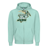 Seafoam missouri s&t miners Zipper Hoodie - artisFamous