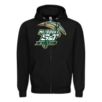 Black missouri s&t miners Zipper Hoodie - artisFamous
