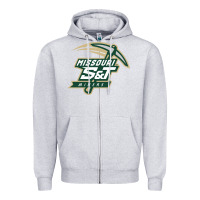 Heather Grey missouri s&t miners Zipper Hoodie - artisFamous