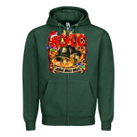 Sports Green acd christmas Zipper Hoodie - artisFamous
