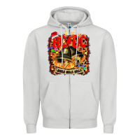 Dove Grey acd christmas Zipper Hoodie - artisFamous