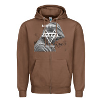 Chestnut head down Zipper Hoodie - artisFamous