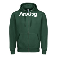 Sports Green analog Zipper Hoodie - artisFamous
