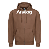 Chestnut analog Zipper Hoodie - artisFamous