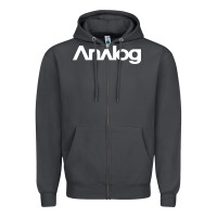 Smoke analog Zipper Hoodie - artisFamous