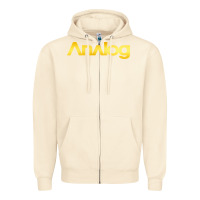 Sandshell analog Zipper Hoodie - artisFamous