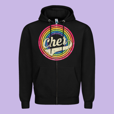 Cher Zipper Hoodie Designed By Artisfamous