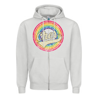 Dove Grey cher Zipper Hoodie - artisFamous