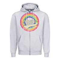 Heather Grey cher Zipper Hoodie - artisFamous