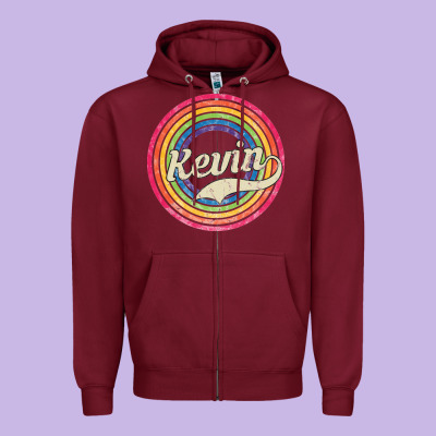 Kevin Zipper Hoodie Designed By Artisfamous