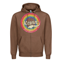 Chestnut kevin Zipper Hoodie - artisFamous