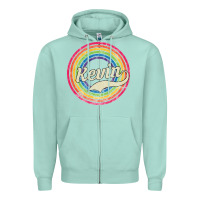Seafoam kevin Zipper Hoodie - artisFamous