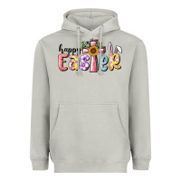 Moon Dust Happy Easter With Cross Heavyweight Hoodie - RanaPortraitStore