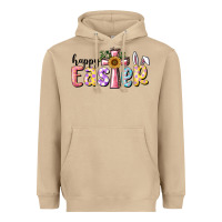 Mushroom Happy Easter With Cross Heavyweight Hoodie - RanaPortraitStore