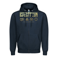Navy classic Zipper Hoodie - artisFamous
