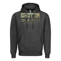 Charcoal Heather classic Zipper Hoodie - artisFamous