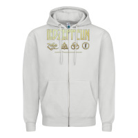 Dove Grey classic Zipper Hoodie - artisFamous