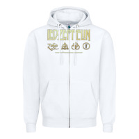 White classic Zipper Hoodie - artisFamous
