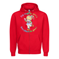 Red rainbow brite badass   rainbow brite Zipper Hoodie - artisFamous