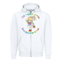 White rainbow brite badass   rainbow brite Zipper Hoodie - artisFamous