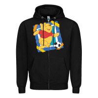 Black winnie the pooh Zipper Hoodie - artisFamous