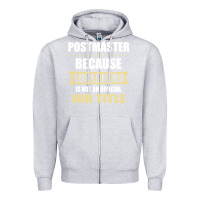 Heather Grey gift for superhero postmaster Zipper Hoodie - artisFamous