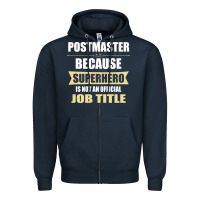 Navy gift for superhero postmaster Zipper Hoodie - artisFamous