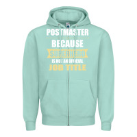 Seafoam gift for superhero postmaster Zipper Hoodie - artisFamous