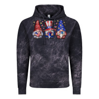 Cloud Black American Gnomes Vintage Hoodie - CowhideDigitalArt