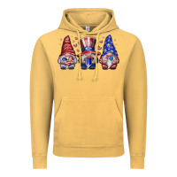 Vintage Mustard American Gnomes Vintage Hoodie - CowhideDigitalArt