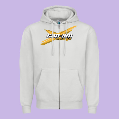 Can Am Team Zipper Hoodie Designed By Artisfamous