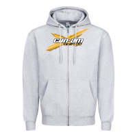 Heather Grey can am team Zipper Hoodie - artisFamous