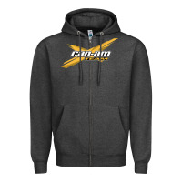 Charcoal Heather can am team Zipper Hoodie - artisFamous