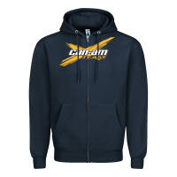 Navy can am team Zipper Hoodie - artisFamous
