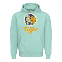 Seafoam The Tiger Zipper Hoodie - artisFamous