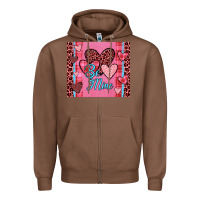 Chestnut be mine heart tumbler Zipper Hoodie - JahusDesignShop