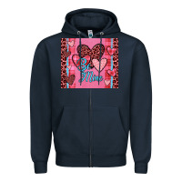 Be Mine Heart Tumbler Zipper Hoodie | Teevron