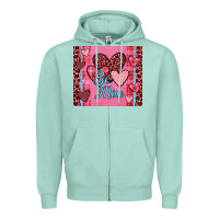 Seafoam be mine heart tumbler Zipper Hoodie - JahusDesignShop
