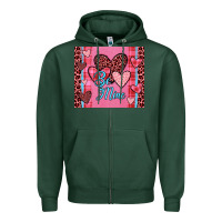 Sports Green be mine heart tumbler Zipper Hoodie - JahusDesignShop