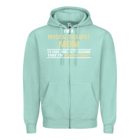 Seafoam i'm a physical therapist mom, i'm always right Zipper Hoodie - artisFamous