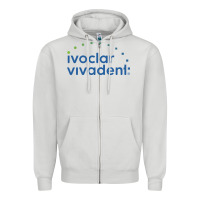 Dove Grey ivoclar vivadent Zipper Hoodie - artisFamous