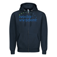 Navy ivoclar vivadent Zipper Hoodie - artisFamous