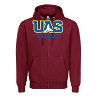 Burgundy Alaska Southeast Gift Zipper Hoodie - artisFamous