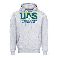 Heather Grey Alaska Southeast Gift Zipper Hoodie - artisFamous