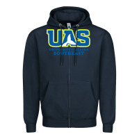 Navy Alaska Southeast Gift Zipper Hoodie - artisFamous