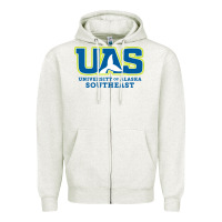 Oatmeal Heather Alaska Southeast Gift Zipper Hoodie - artisFamous
