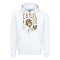 White primus new Zipper Hoodie - artisFamous